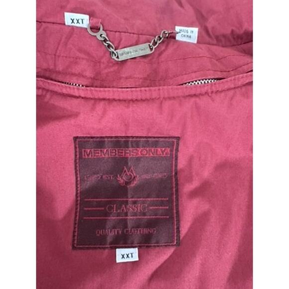 "MEMBERS ONLY" VINTAGE Quilt. Coat Knight Rider Stranger Things Teen Wolf SZ XXT - Picture 3 of 16